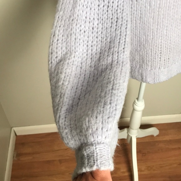 Free People Sweater Alpaca Oversized Open Weave - Picture 4 of 8